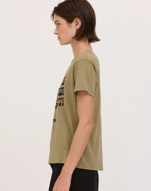 Better In Boots Tee- Olive