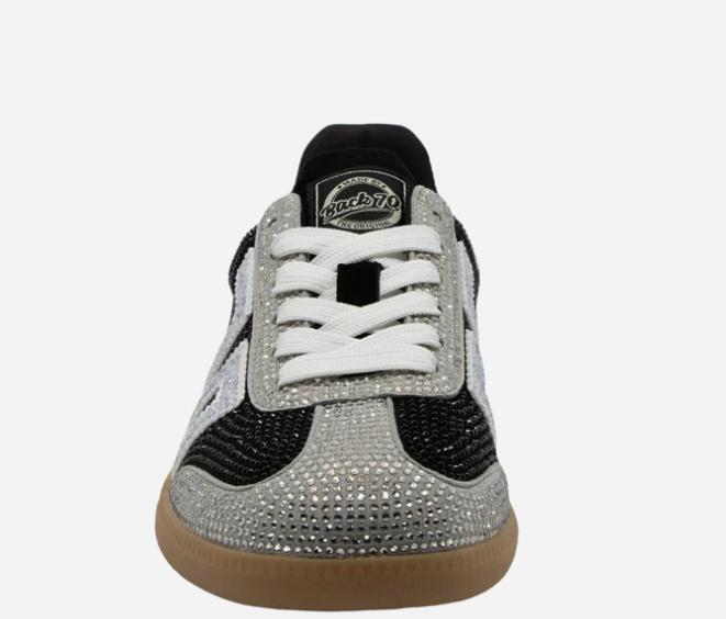 Stars Sneaker- Black/Silver