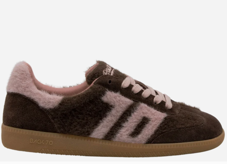 Mohair Sneaker- Coffee Pink