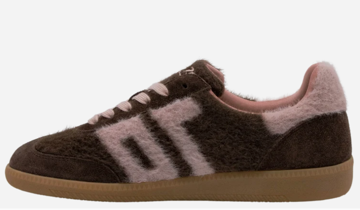 Mohair Sneaker- Coffee Pink