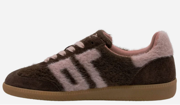 Mohair Sneaker- Coffee Pink