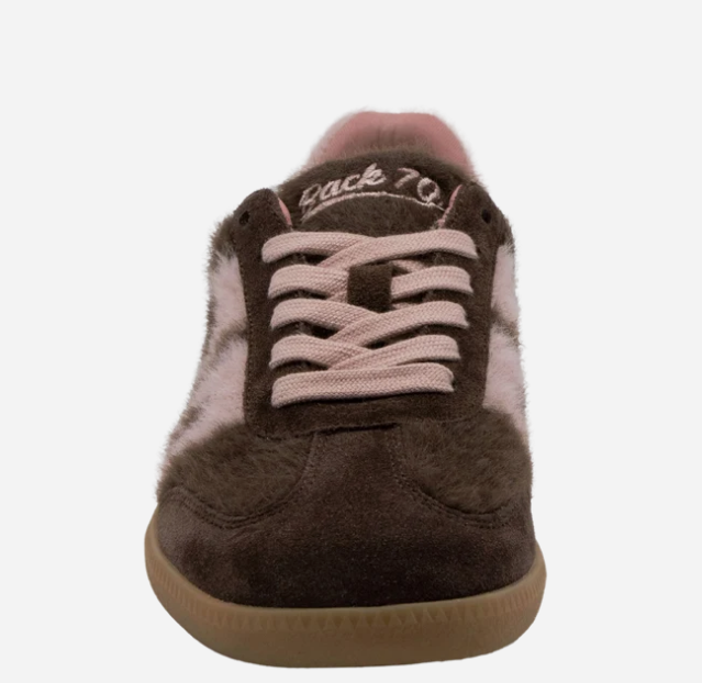 Mohair Sneaker- Coffee Pink