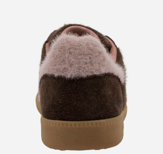Mohair Sneaker- Coffee Pink