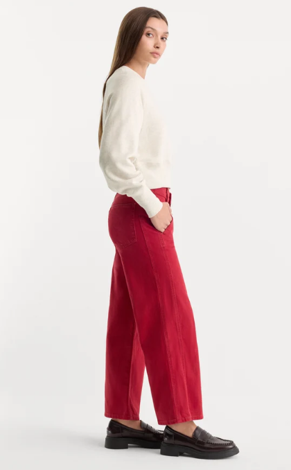 Vintage Wide Crop Jeans- Scooter