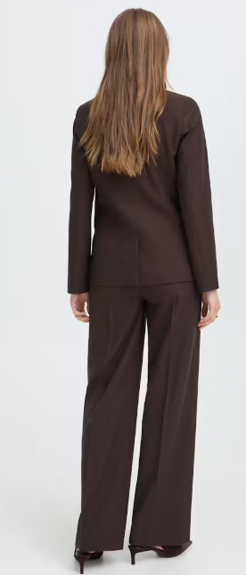 ByDanta Wide Leg Trouser- Java Melange