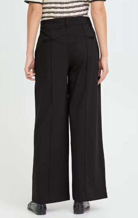 IhKate Office Wide Trouser- Black