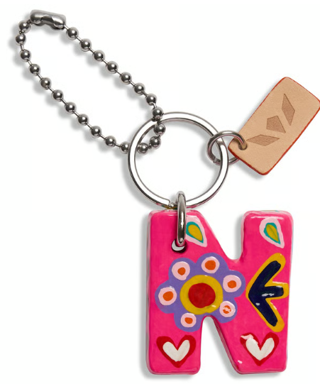 Paper Mache Alphabet Charms