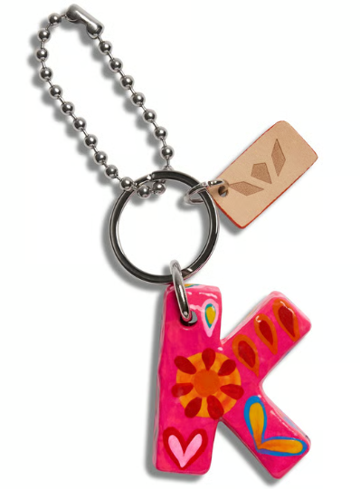 Paper Mache Alphabet Charms