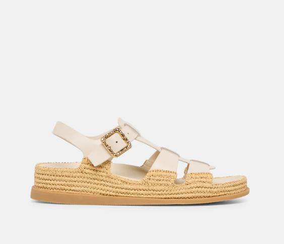 Shenna Sandal- Bone Leather