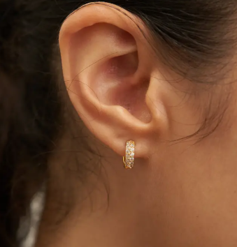 Waterproof Gold Crystal Huggies