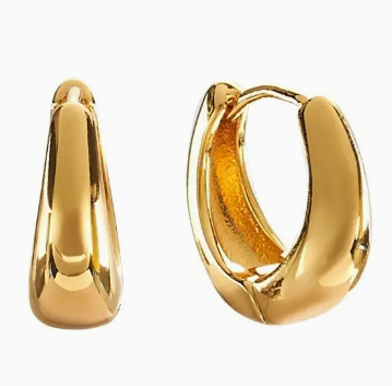 18K Gold 16Mm Zenith Hoops