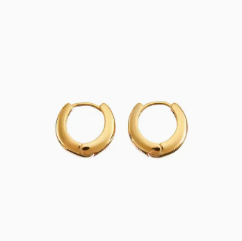 18K Gold 16Mm Zenith Hoops