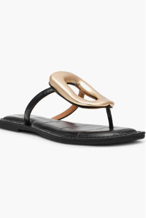 Jameson Sandal- Black Croc - 6