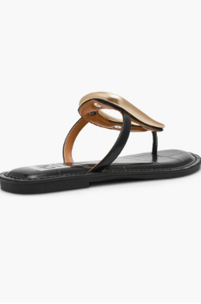 Jameson Sandal- Black Croc