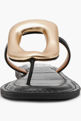 Jameson Sandal- Black Croc