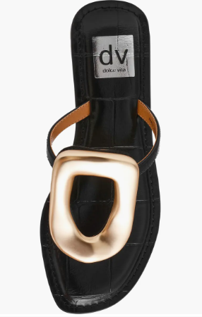 Jameson Sandal- Black Croc