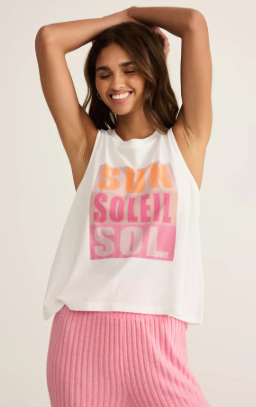Cote d'Azur Tank- Passion Fruit - S