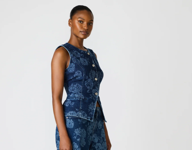 Wesley Top- Rose Frost