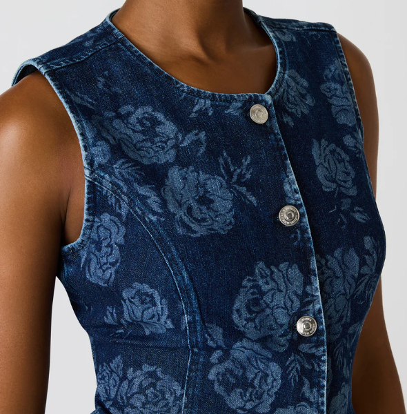 Wesley Top- Rose Frost - Xs