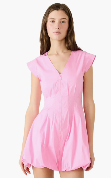 Gale Dress- Pink Taffy - L