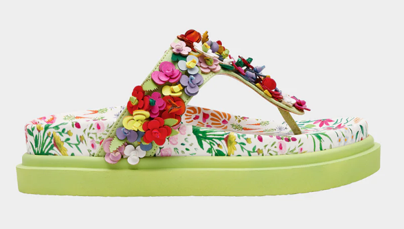 Kammeron Sandal Natural Floral Multi - 7