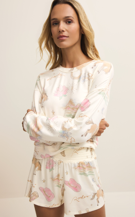 Dawn Desert Rose Short- Vanilla Ice