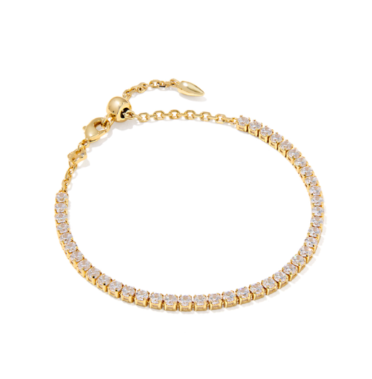 Renee Tennis Bracelet White CZ