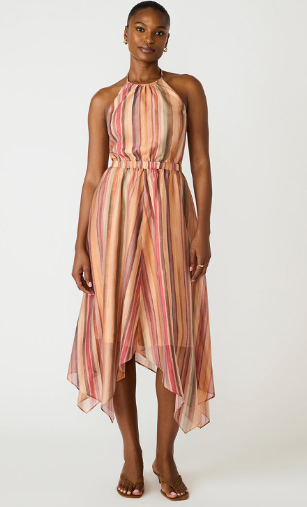 Dalina Dress- Stripe Multi