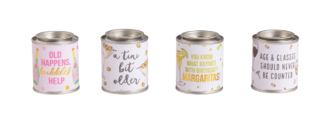 Birthday Tin Candle