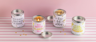 Birthday Tin Candle