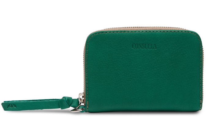 Teal Zippy Wallet