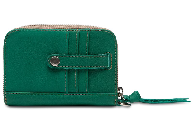 Teal Zippy Wallet