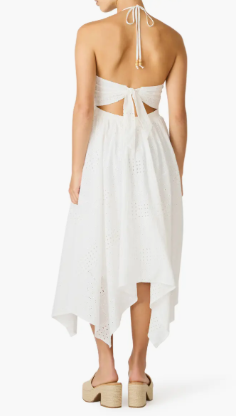 Dalina Dress- White Eyelet
