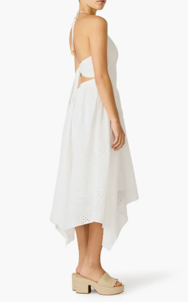 Dalina Dress- White Eyelet