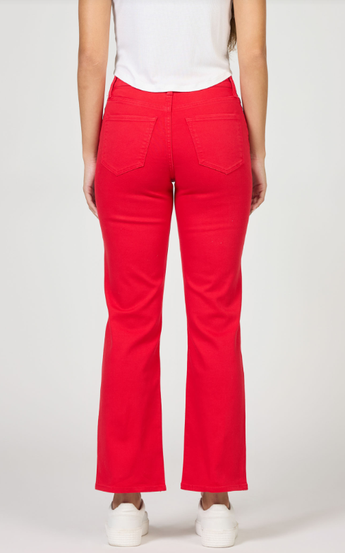 Anika Straight Leg Jean- Salsa - 24