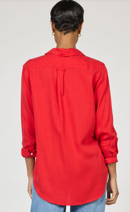 Galina Tencel Shirt- Salsa