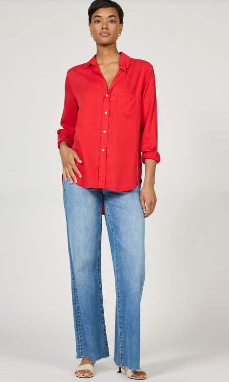 Galina Tencel Shirt- Salsa