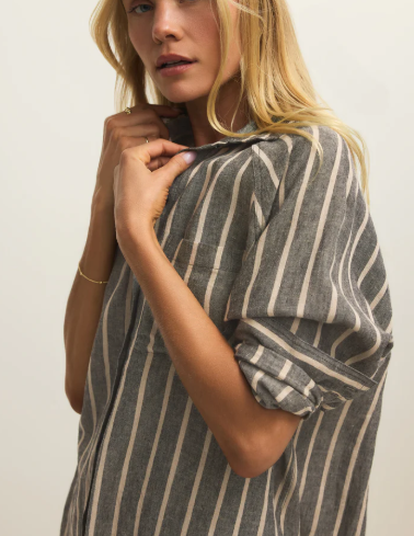 The Perfect Line Top- Black