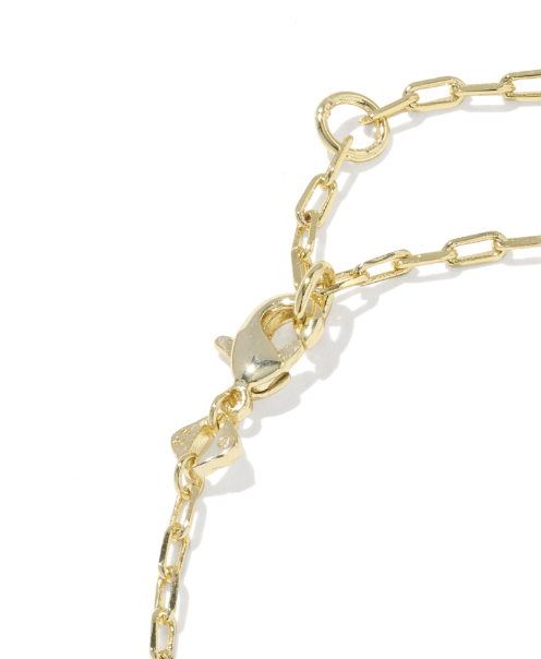 Elaina Luxe Chain Bracelet Gold- White CZ