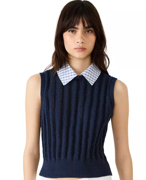 Embree Sweater Vest - Marine - Xs