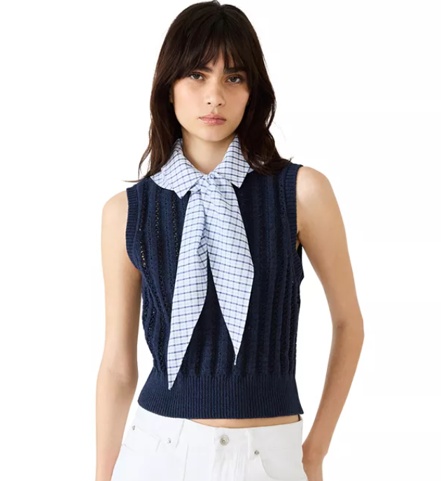 Embree Sweater Vest - Marine