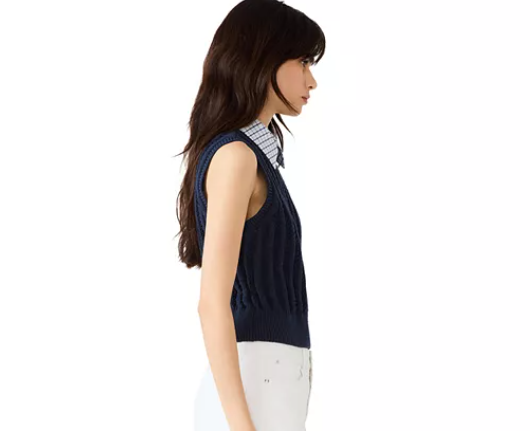 Embree Sweater Vest - Marine