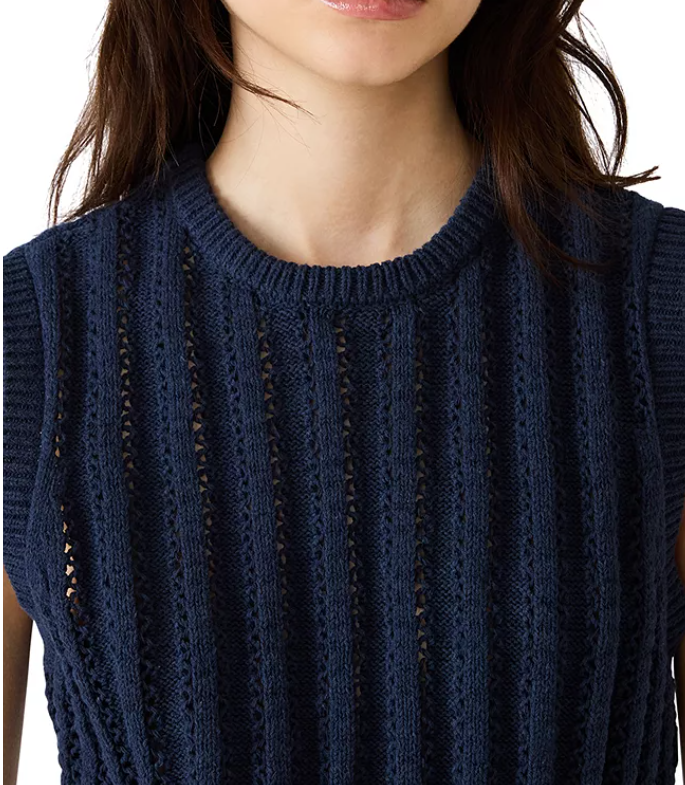 Embree Sweater Vest - Marine - Xs