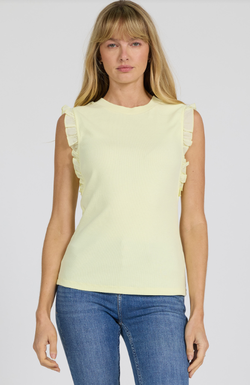 Bridget Top- Pale Yellow