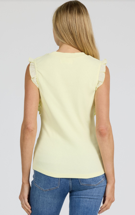 Bridget Top- Pale Yellow - Xs