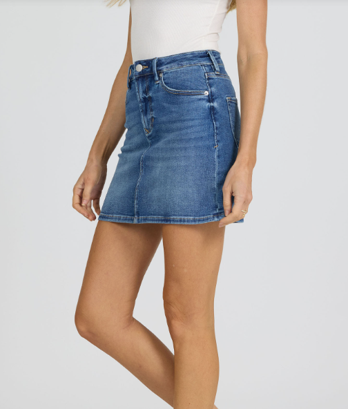 Quinn Skirt- Fog Sky - 24