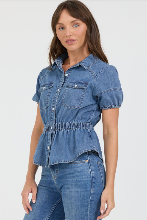 Nikita Top- Med. Indigo - Xs