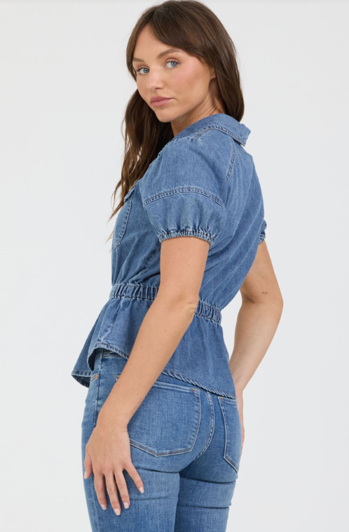 Nikita Top- Med. Indigo - Xs