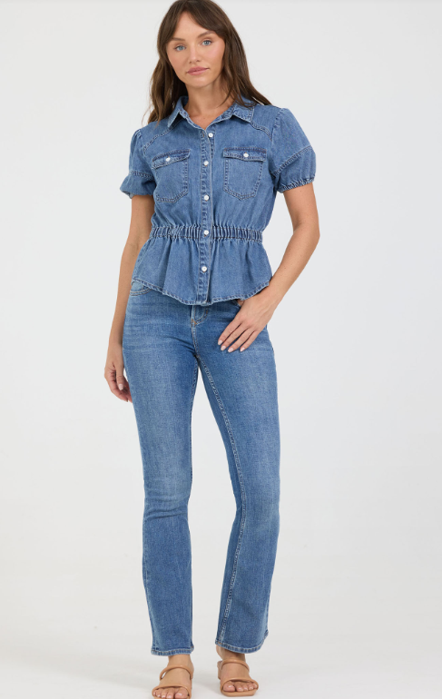 Nikita Top- Med. Indigo - Xs