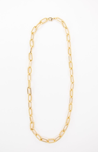 18K Gold Plated 20" Rope Link Chain